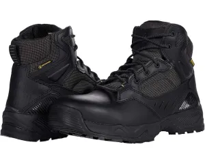 Ace Defender 6 NCT Work Boot Men's US 8.5 Black Leather Nano Toe Boots ZPO2068