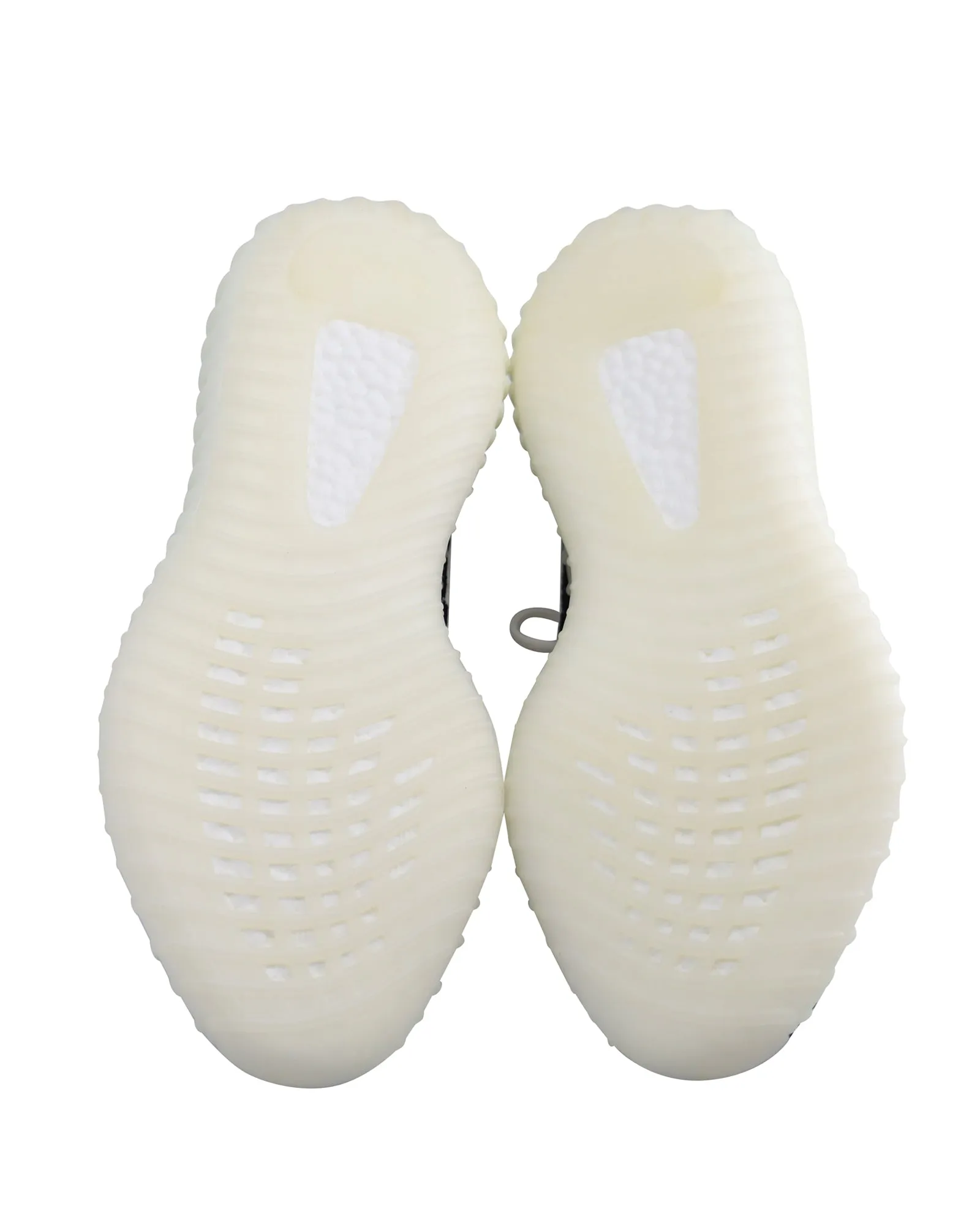 Adidas Yeezy Boost 350 V2 Zebra Sneakers in White Cotton
