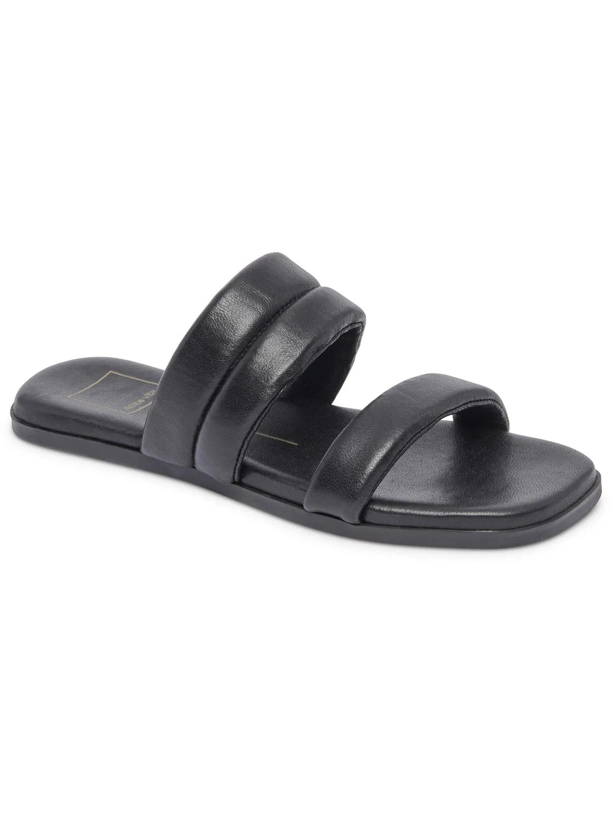 Adore Womens Leather Slip On Slide Sandals