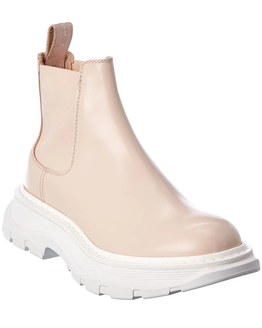 Alexander McQueen Tread Slick Leather Boot
