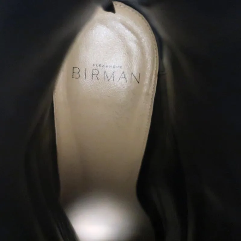 Alexandre Birman Ankle Boots Kittie Silver/Gold Metallic Lurex Booties Size 36.5