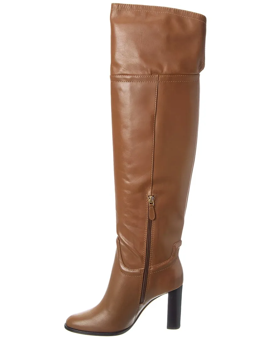 Alexandre Birman Lauren 90 Leather Over-The-Knee Boot