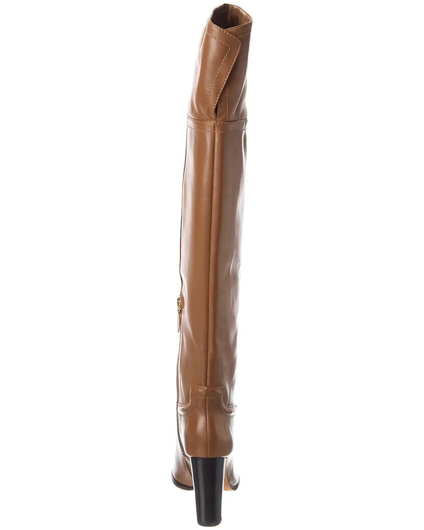 Alexandre Birman Lauren 90 Leather Over-The-Knee Boot