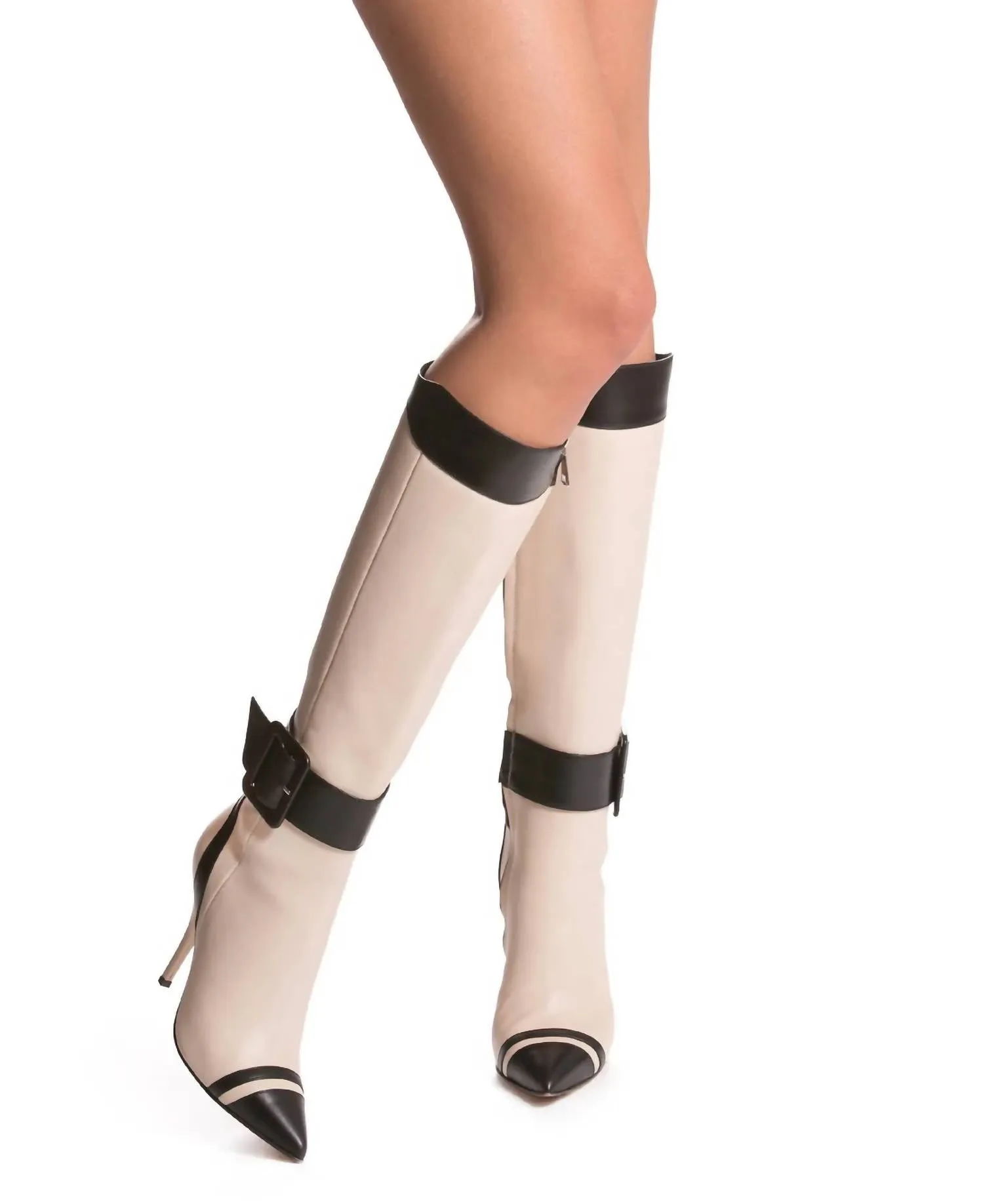 Alexis Boots In Off White