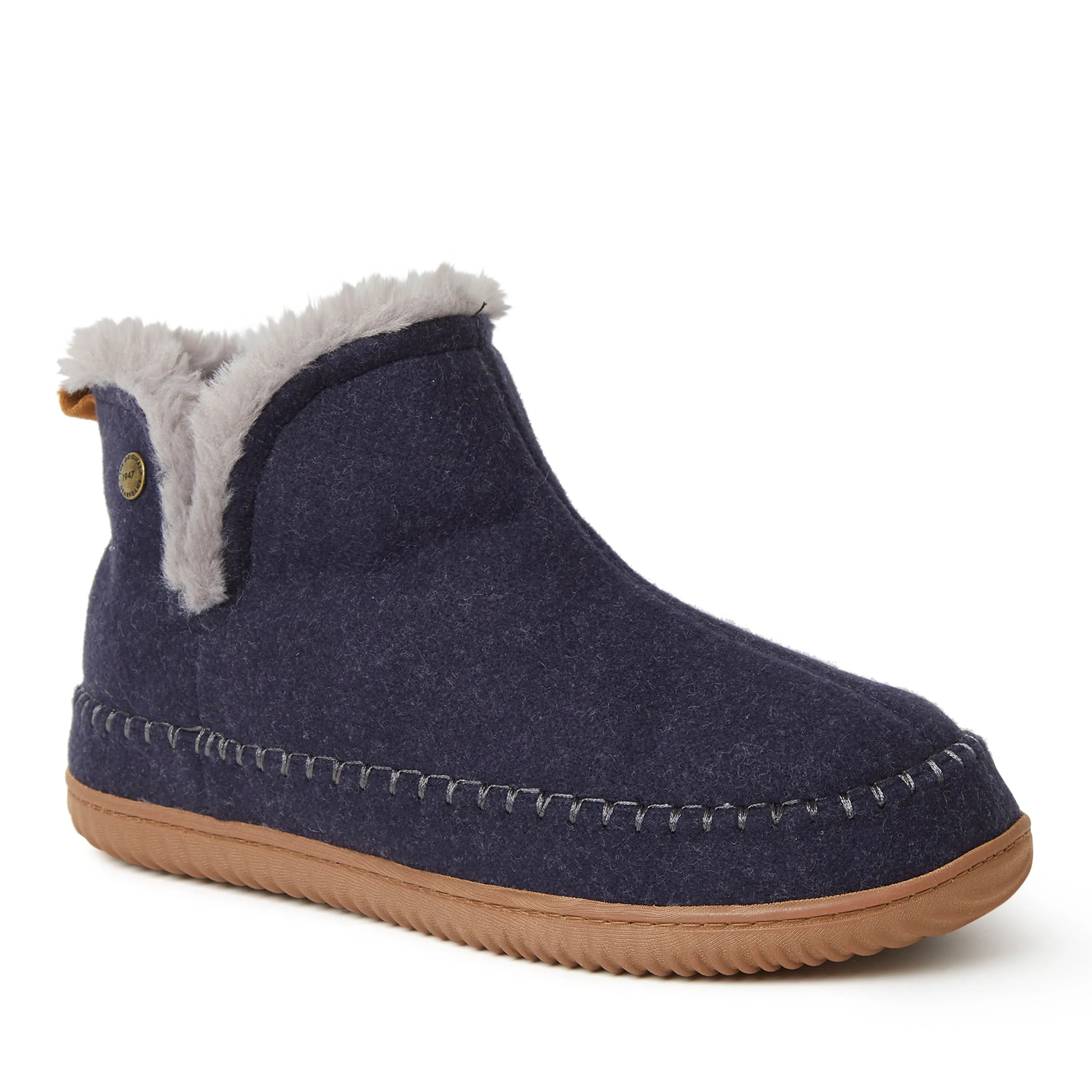 Alpine by Dearfoams Men��s Brixen Bootie Slipper