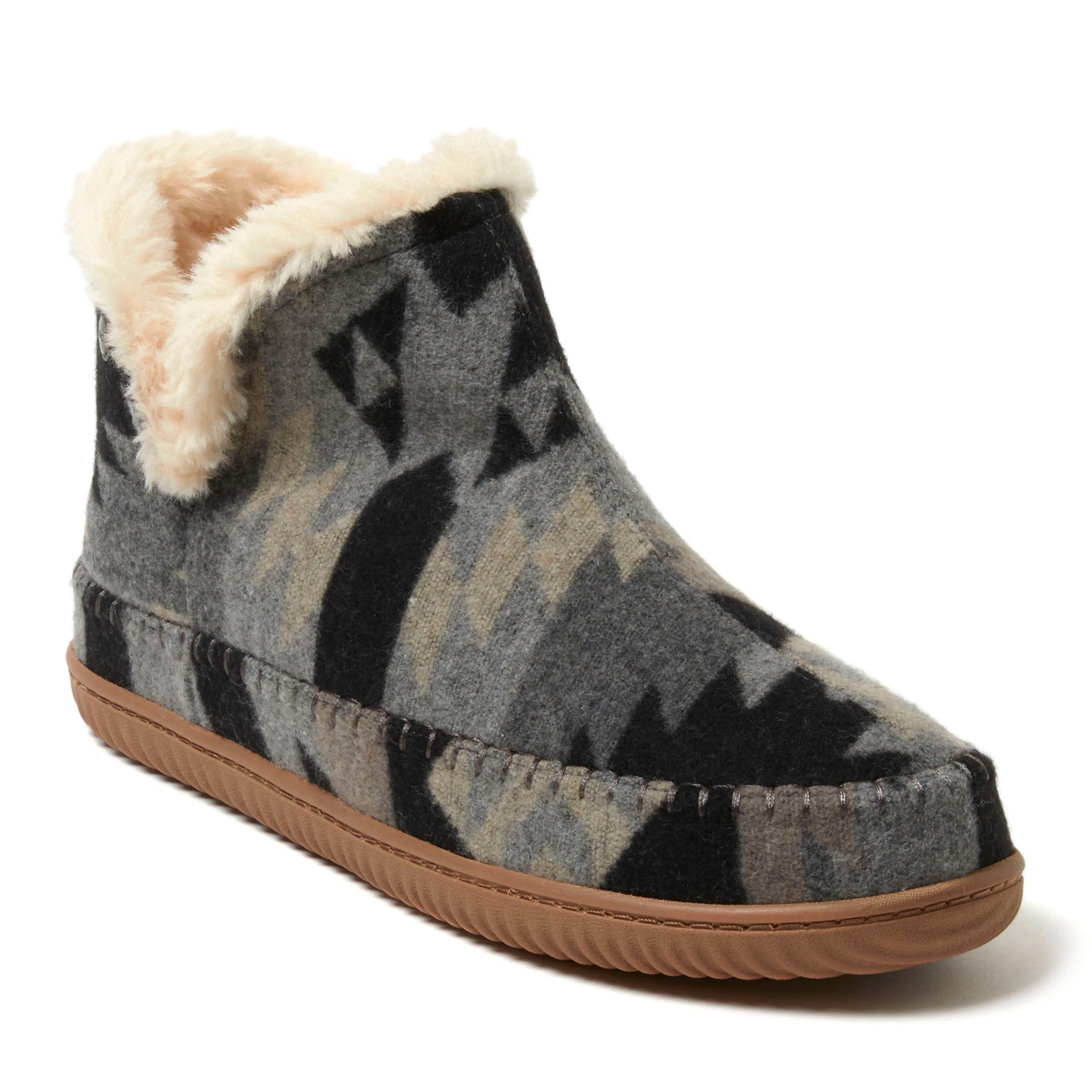 Alpine by Dearfoams Men��s Brixen Bootie Slipper