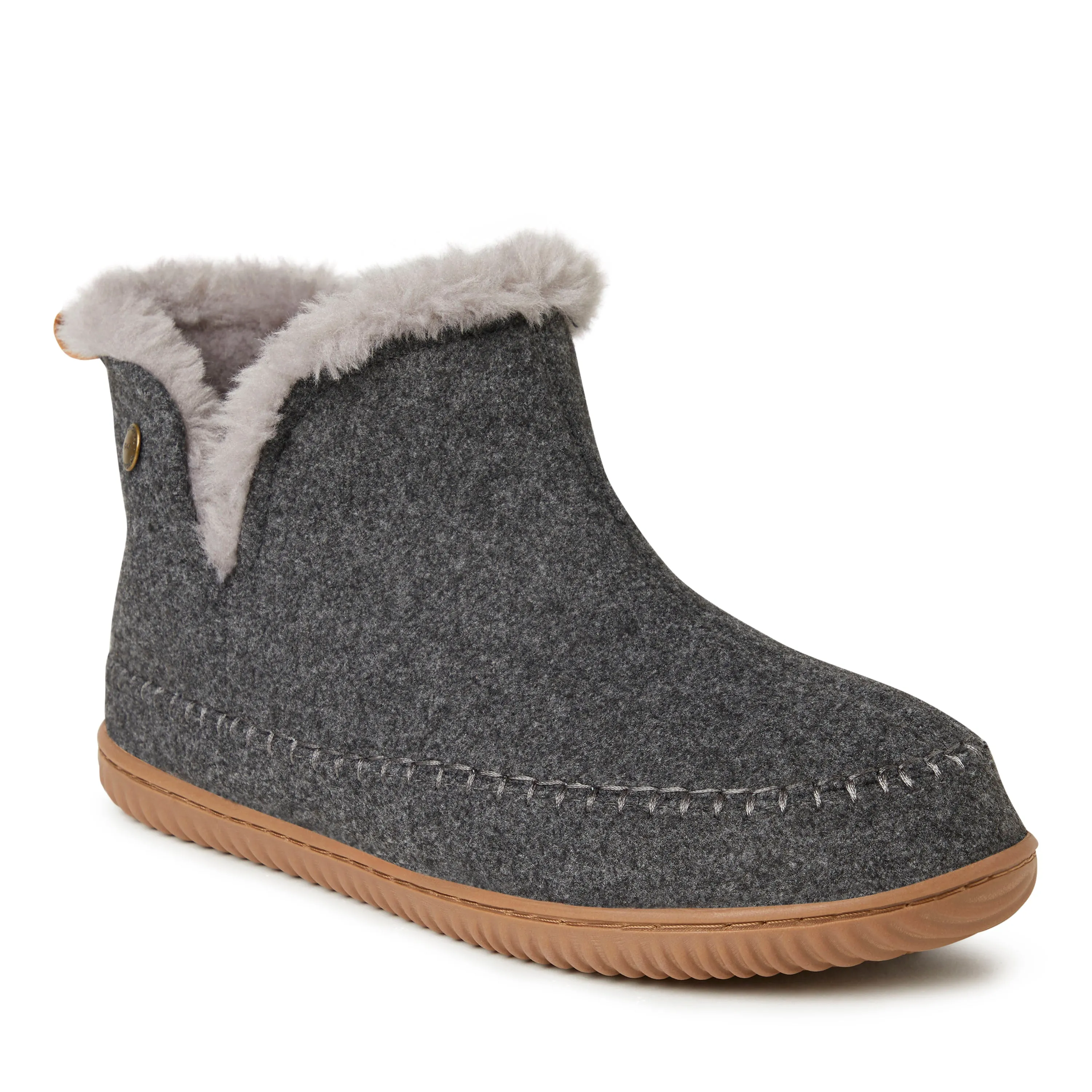 Alpine by Dearfoams Men��s Brixen Bootie Slipper