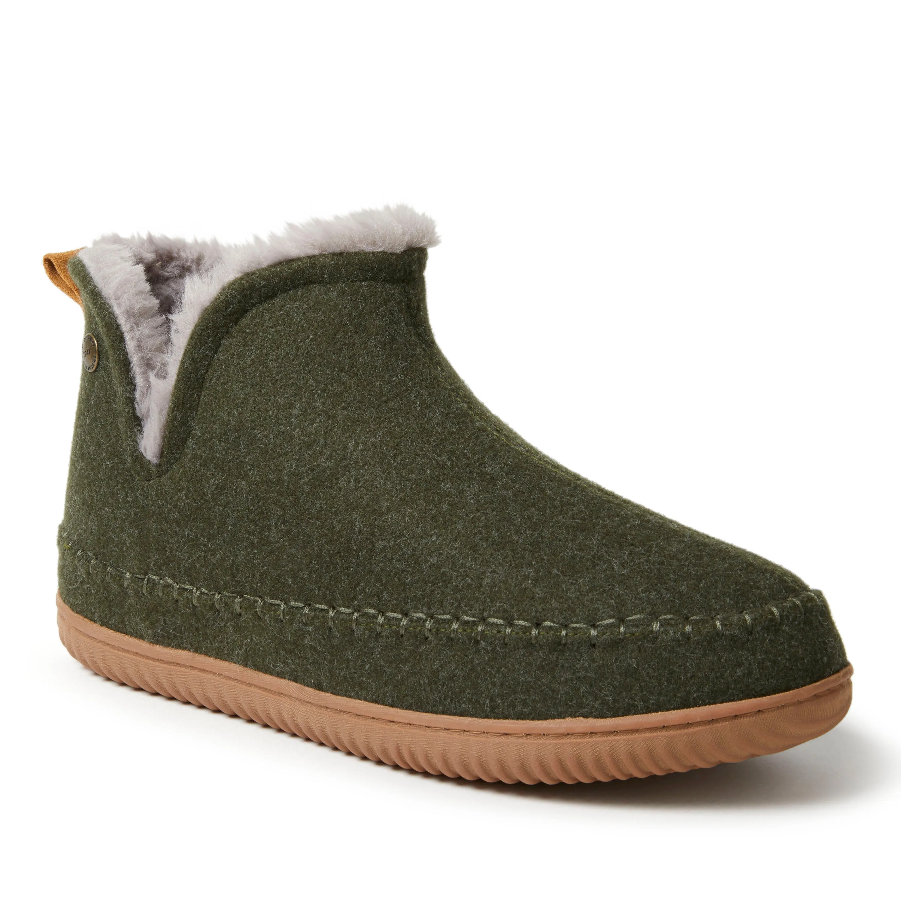 Alpine by Dearfoams Men��s Brixen Bootie Slipper