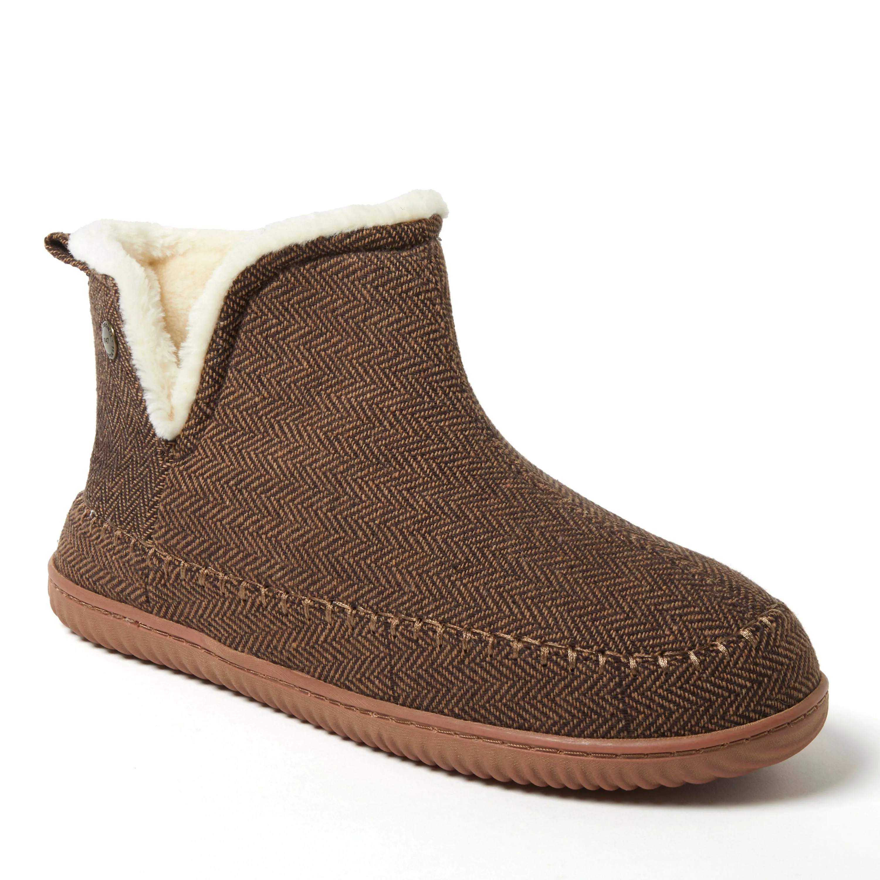 Alpine by Dearfoams Men��s Brixen Bootie Slipper