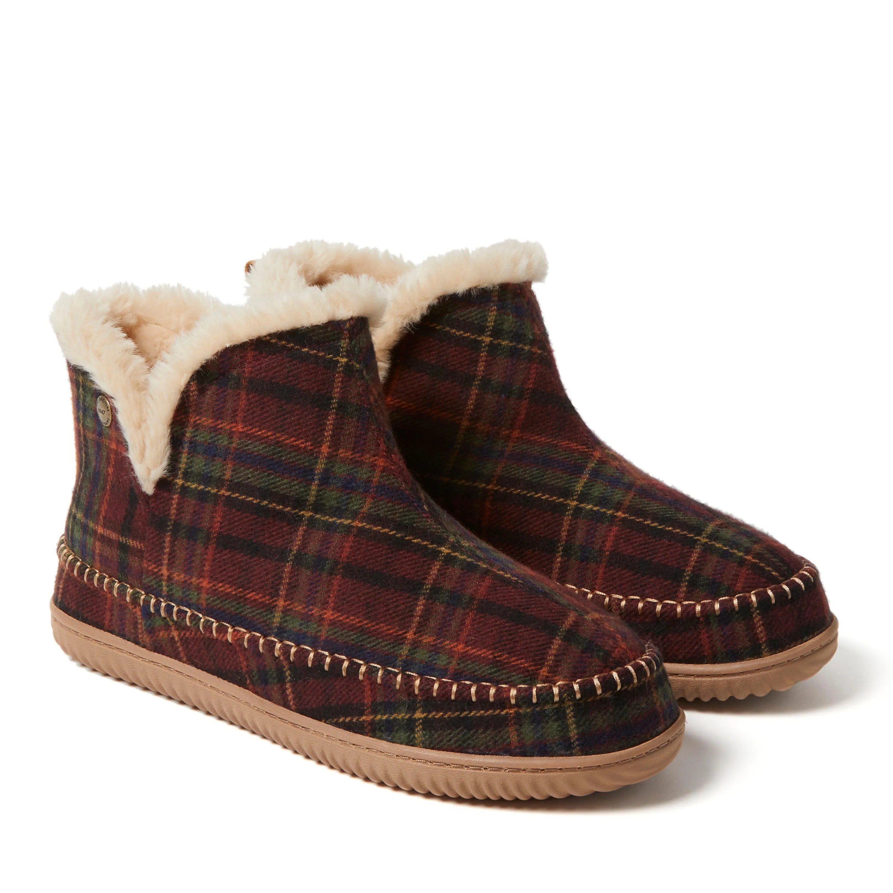 Alpine by Dearfoams Men��s Brixen Bootie Slipper
