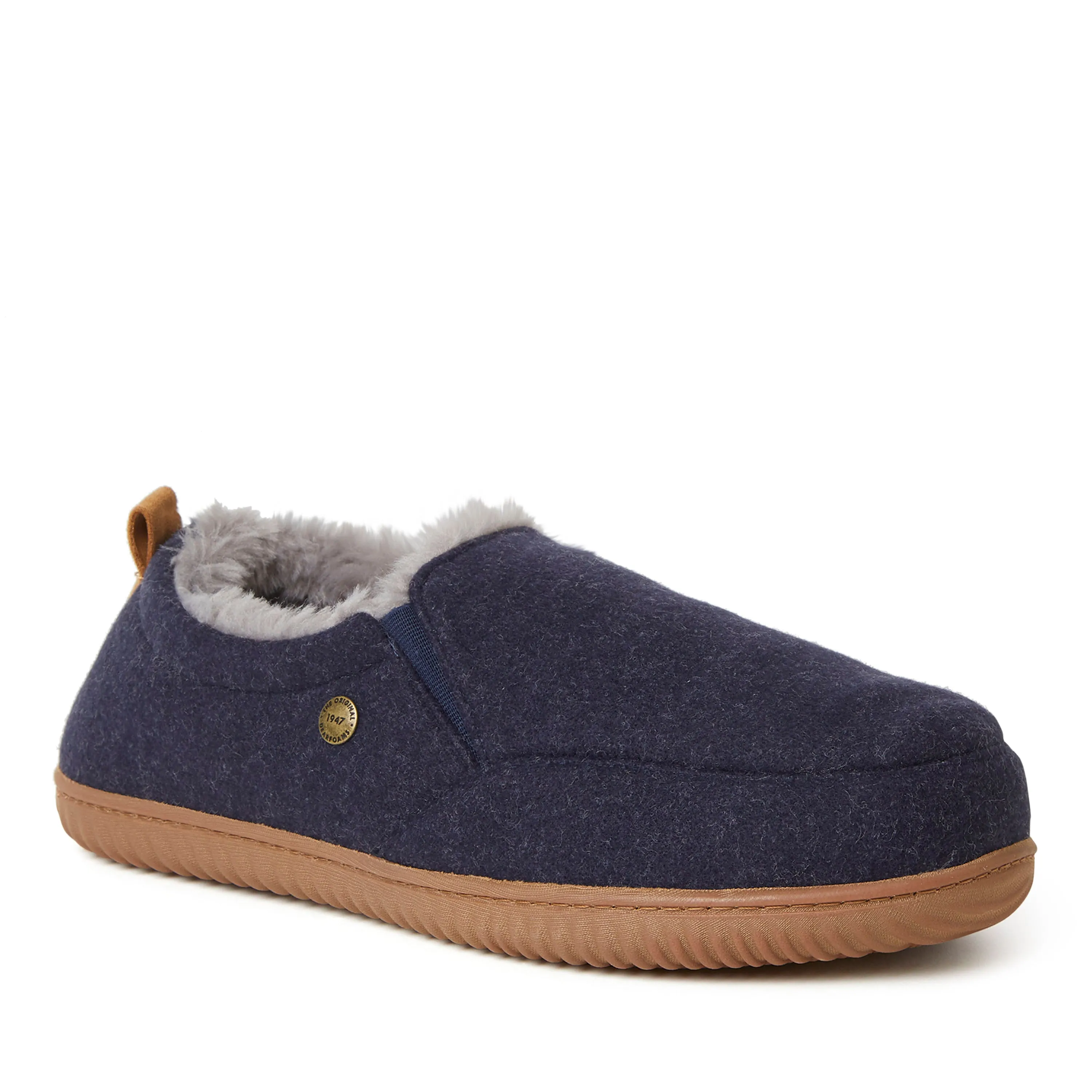 Alpine by Dearfoams Men��s Zurich Closed Back Indoor/Outdoor Slipper