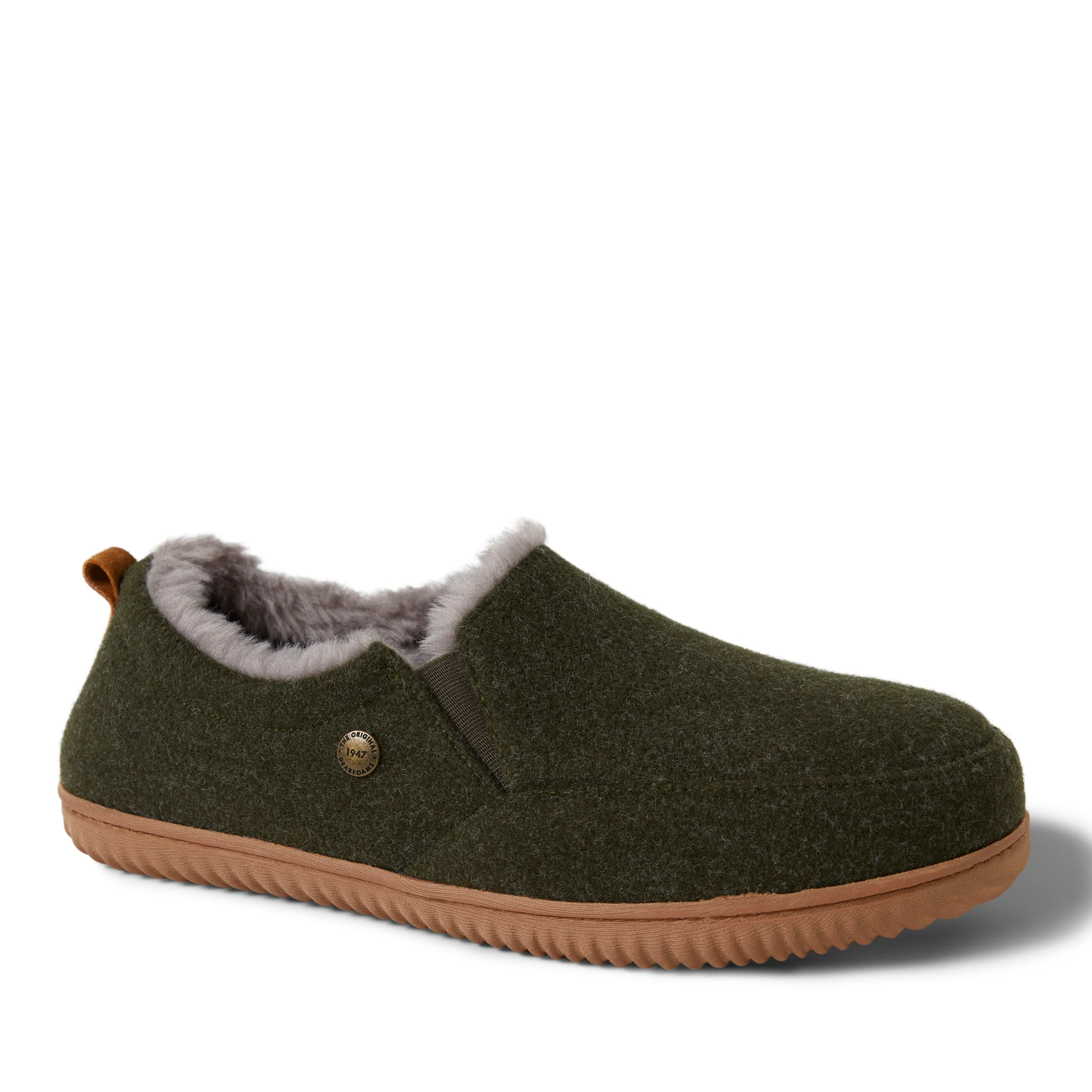 Alpine by Dearfoams Men��s Zurich Closed Back Indoor/Outdoor Slipper