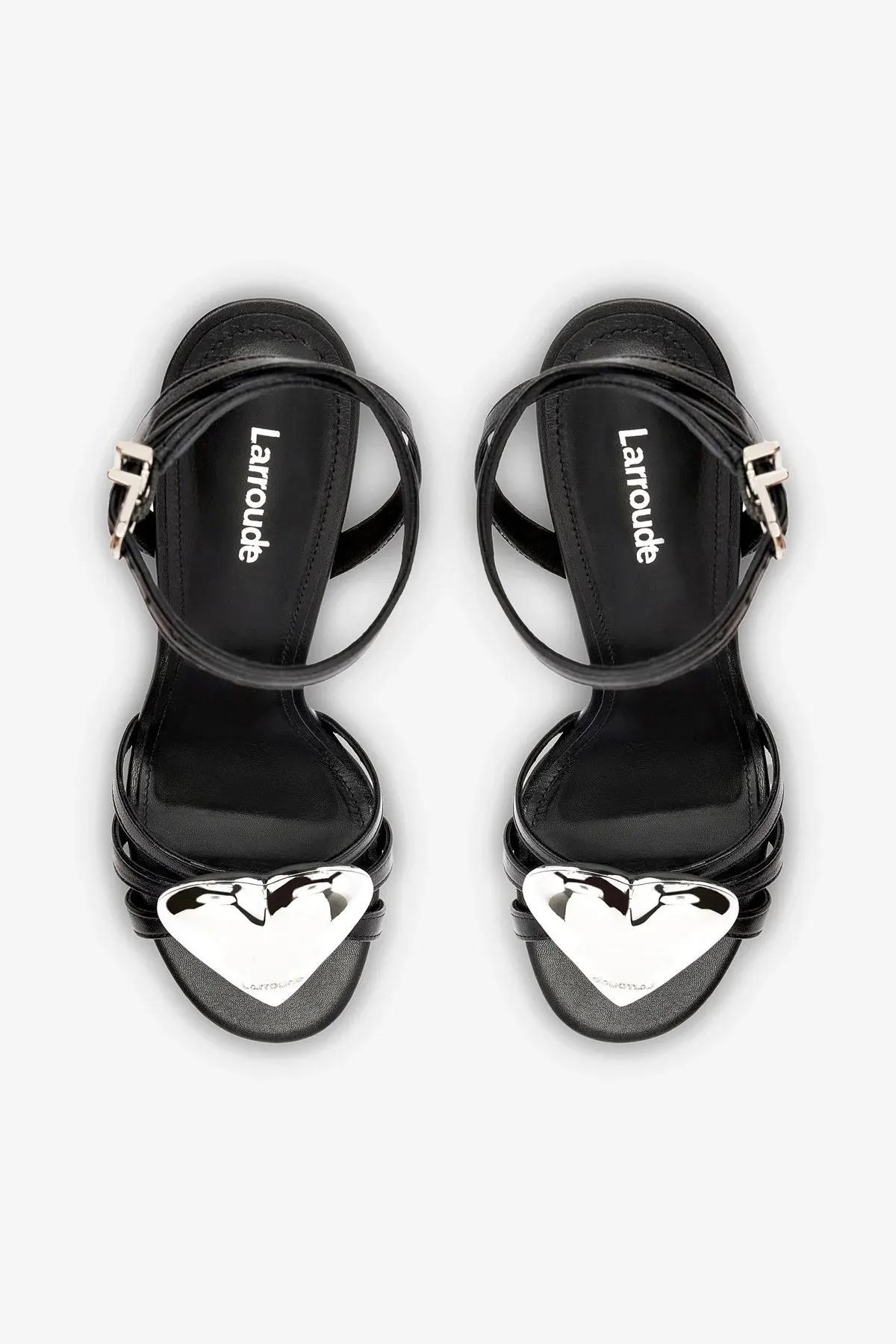 Amore Sandal in Black Leather