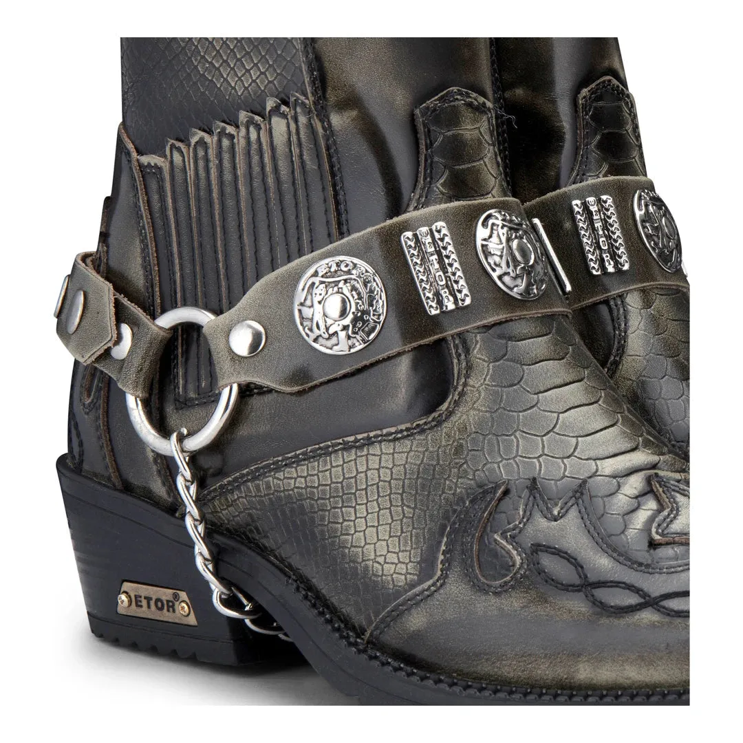 Ankle Cowboy Real Leather Wincklepickers Boots