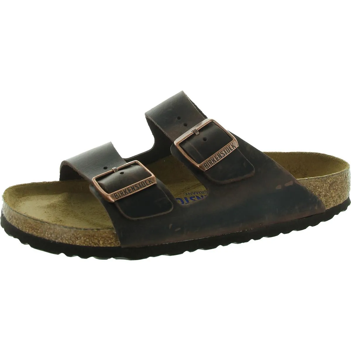 Arizona Womens Leather Banded Flatform Sandals