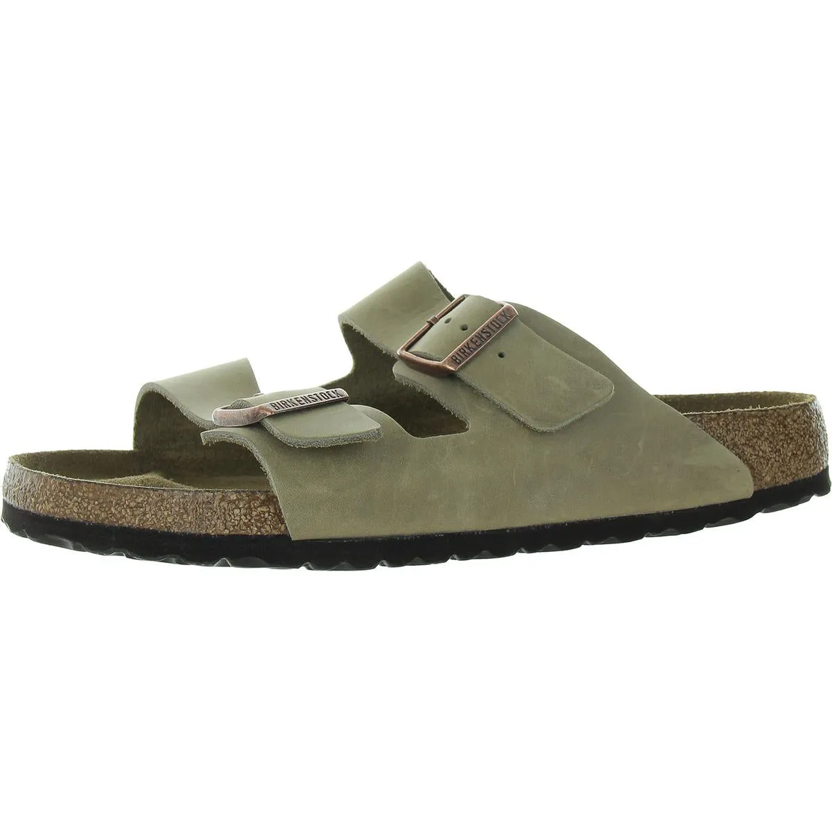 Arizona Womens Leather Banded Flatform Sandals