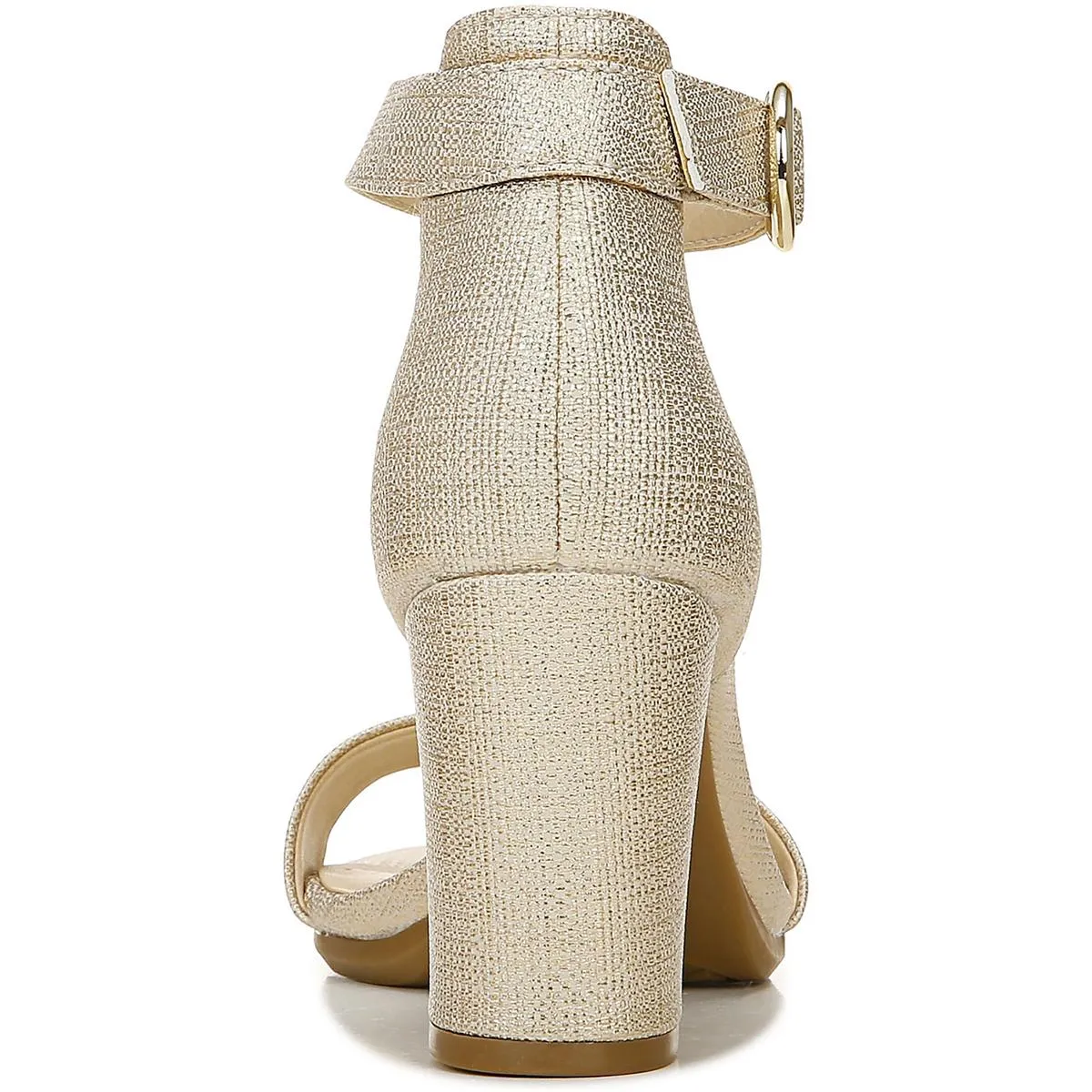 Averly Womens Faux Leather Open Toe Heels