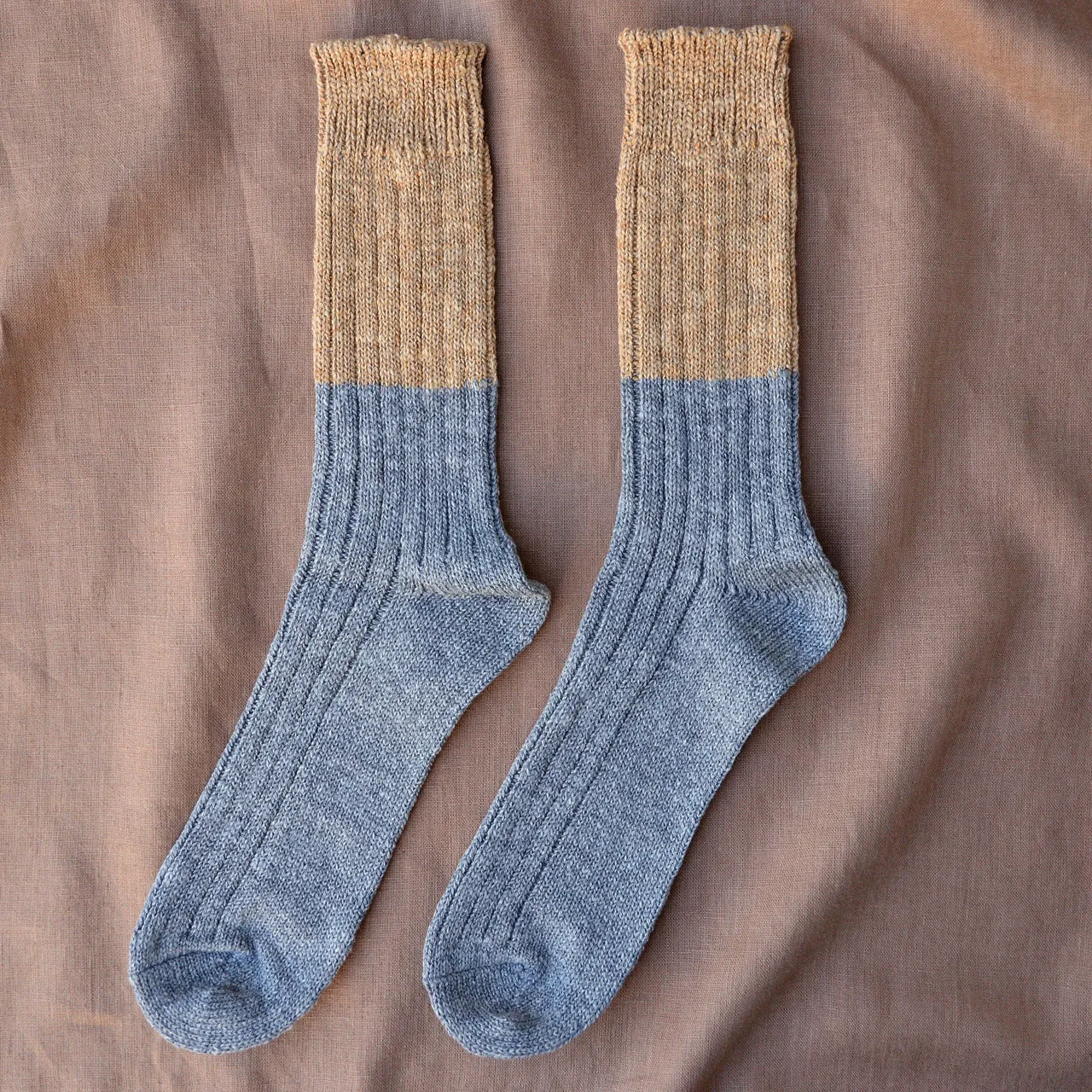 AW24 Boston Slab Socks - Wool/Cotton (Adults) *Last Pair!