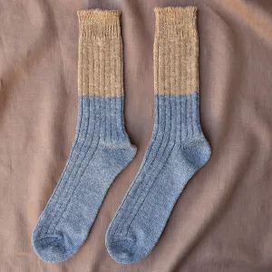 AW24 Boston Slab Socks - Wool/Cotton (Adults) *Last Pair!
