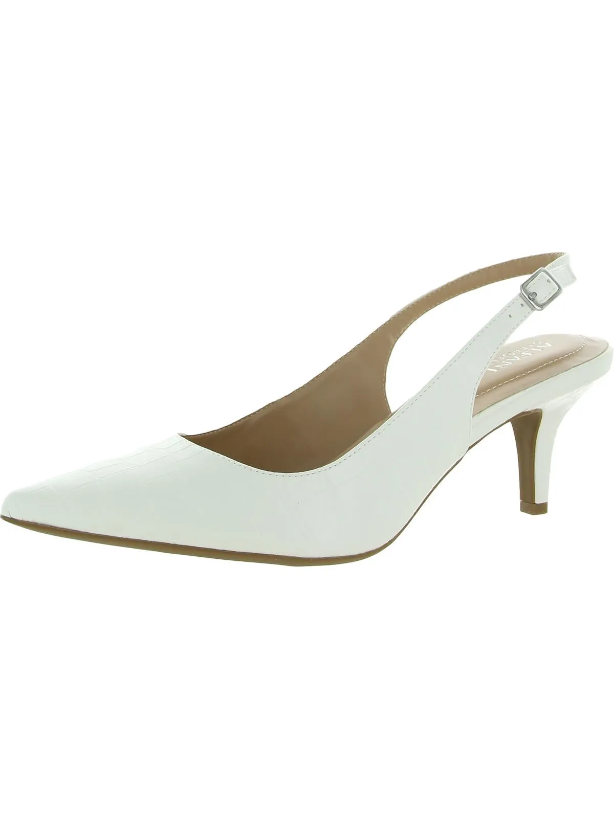 Babbsy Womens Padded Insole Pointed Toe Dress Pumps
