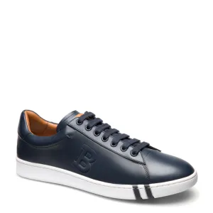 Bally Asher 6205252 Men's Dark Navy Calf Leather Sneakers