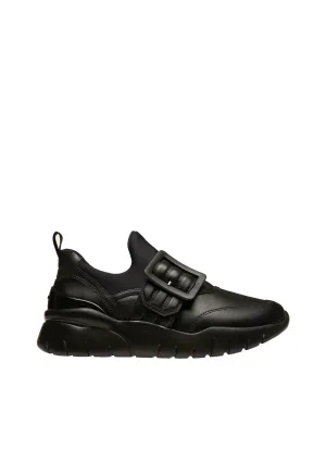 Bally Brinelle 6239651 Women's Black Calf Plain Leather Sneakers