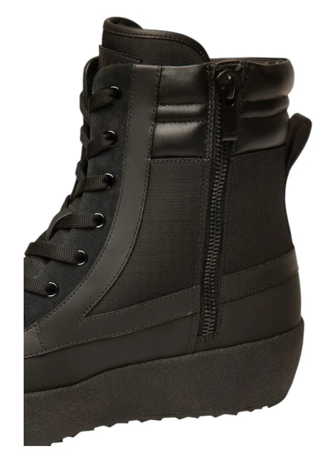 Bally Croker 6239720 Men's Black Calf Leather Shirling-Lined Boots