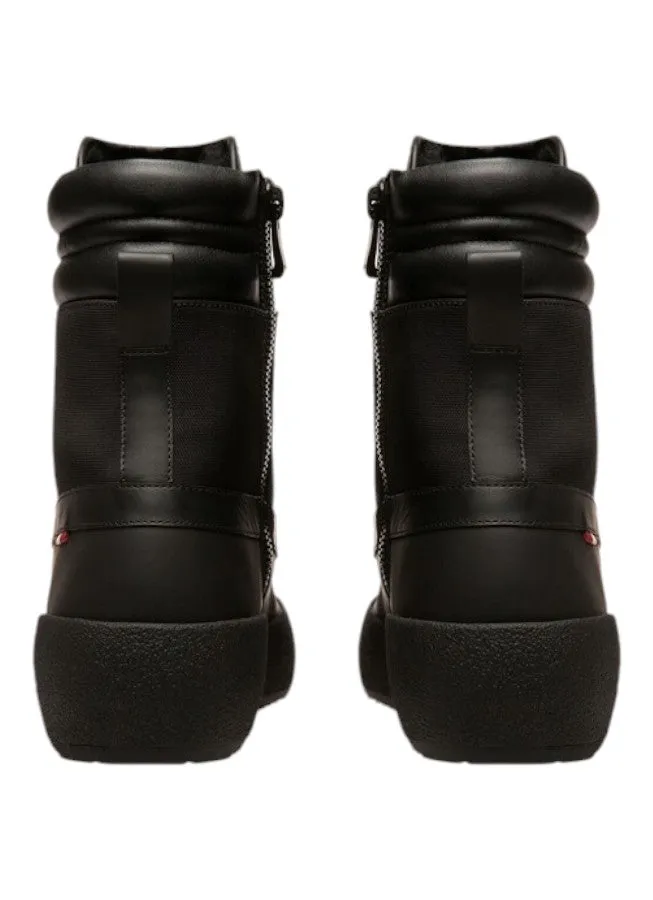 Bally Croker 6239720 Men's Black Calf Leather Shirling-Lined Boots