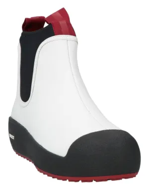 Bally Gadey 6234640 Women's White Calf Leather Ankle Boots