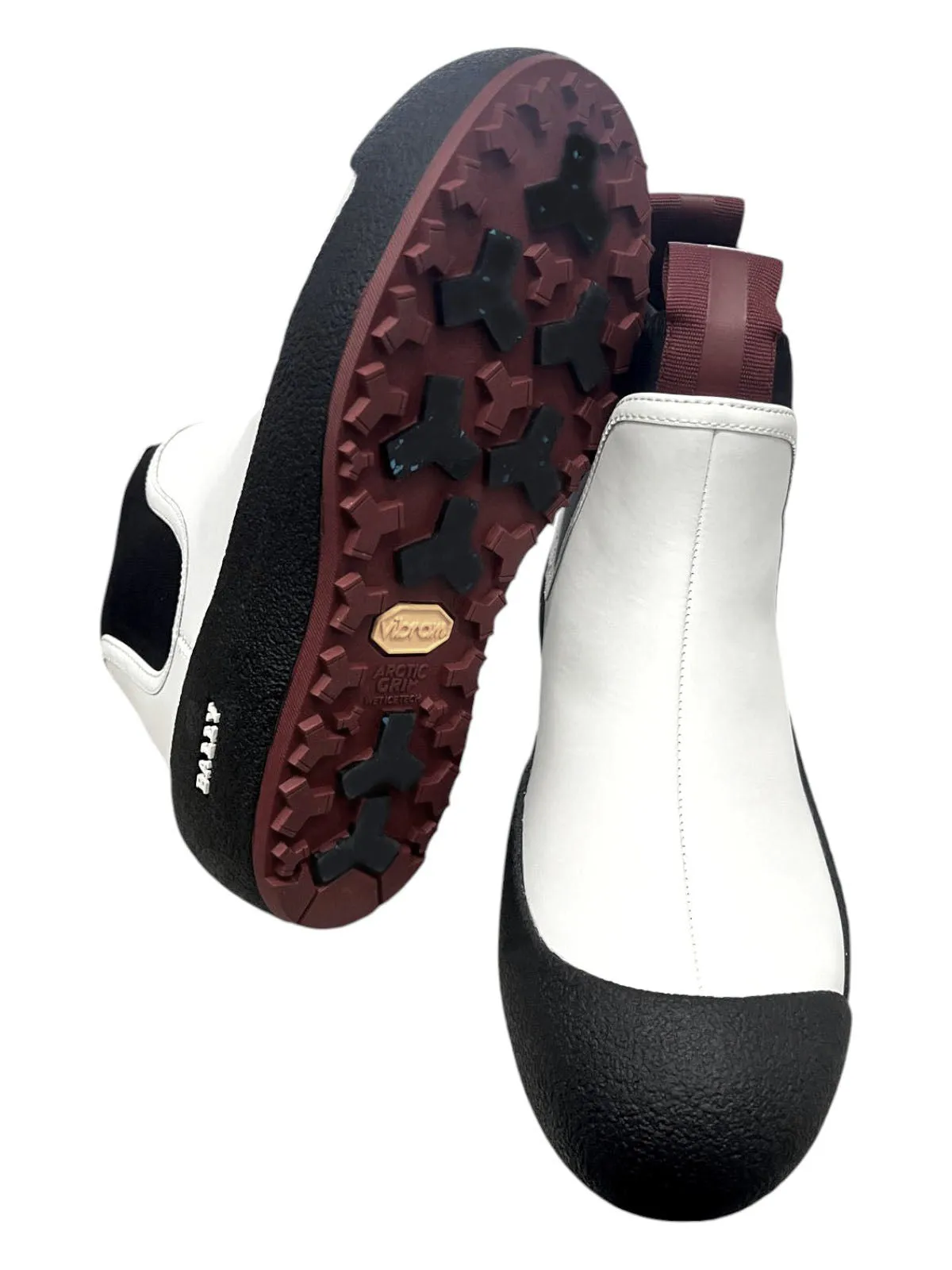 Bally Gadey 6234640 Women's White Calf Leather Ankle Boots