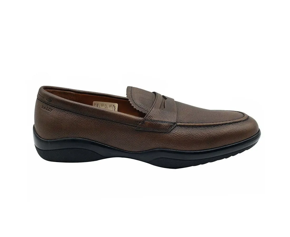Bally Men's Micson Leather Slip On Loafer Dress Shoes