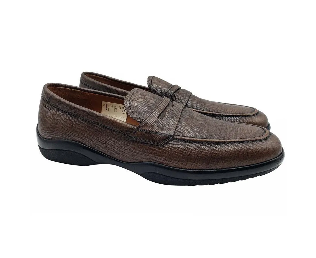 Bally Men's Micson Leather Slip On Loafer Dress Shoes