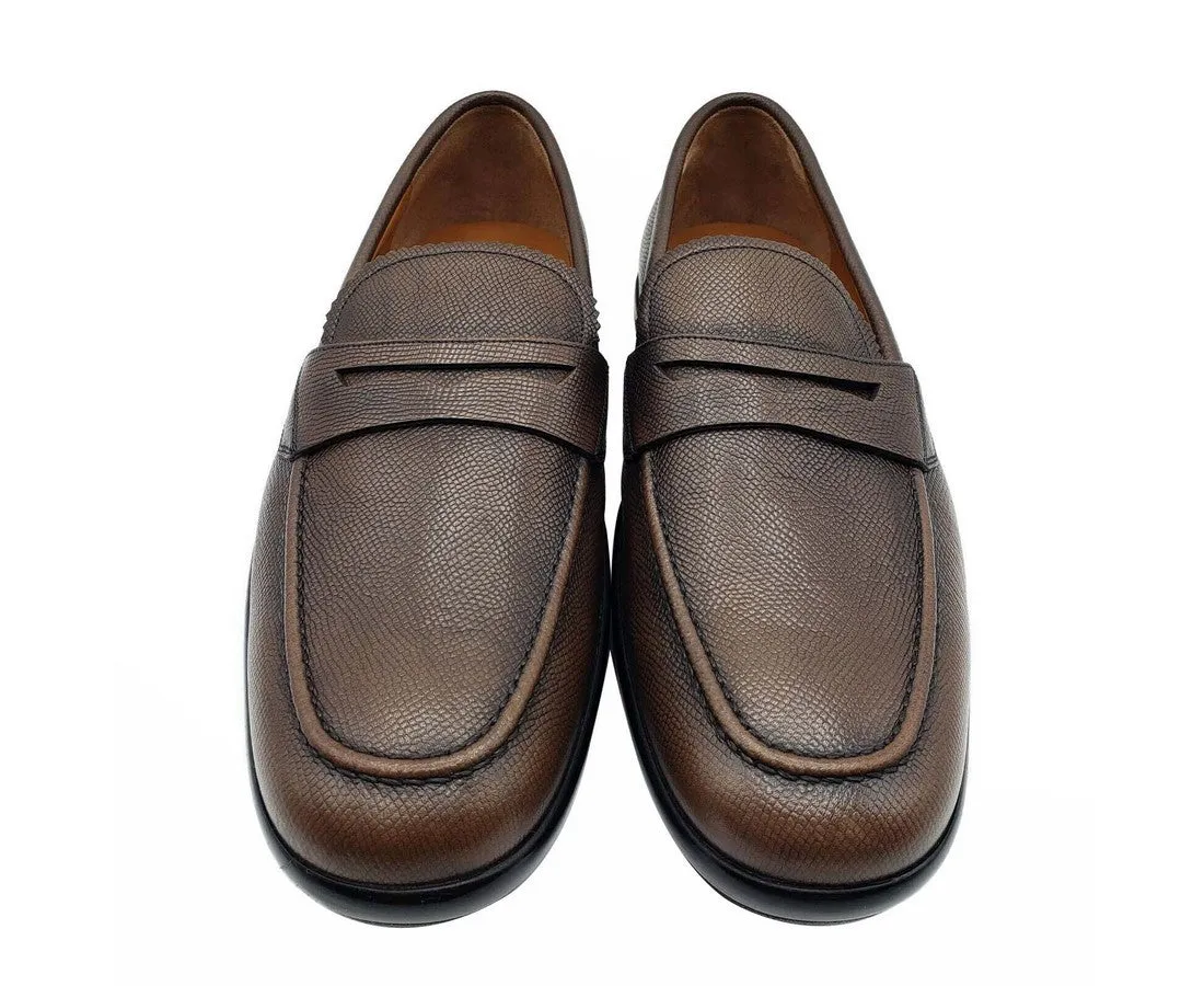 Bally Men's Micson Leather Slip On Loafer Dress Shoes