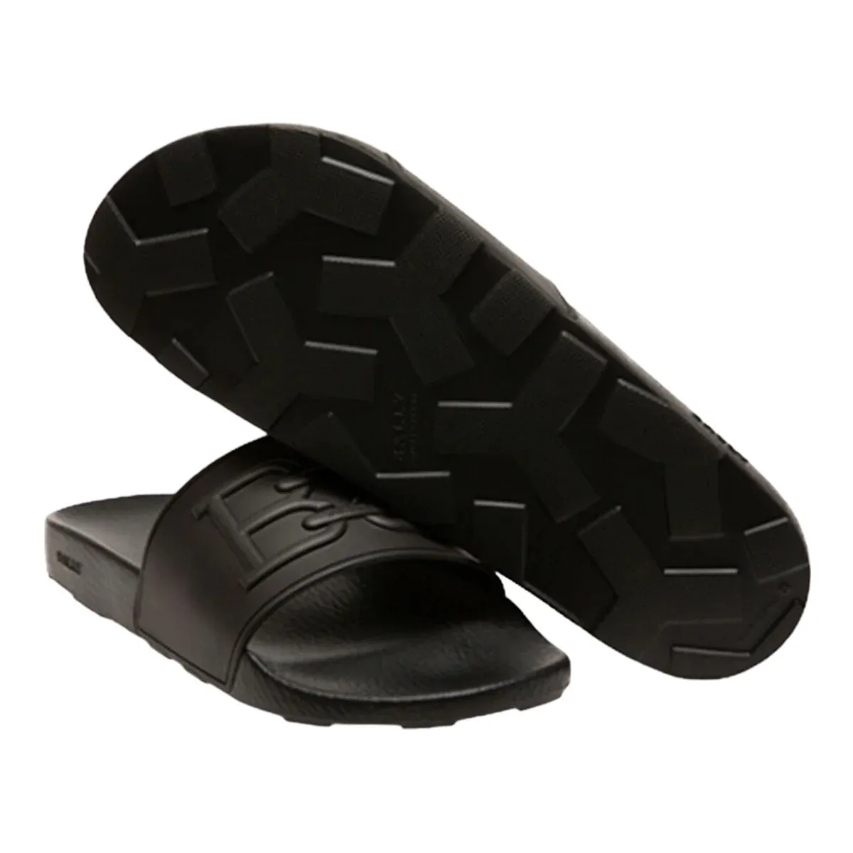 Bally Scotty 6300476 Men's Black Rubber Slide Sandals