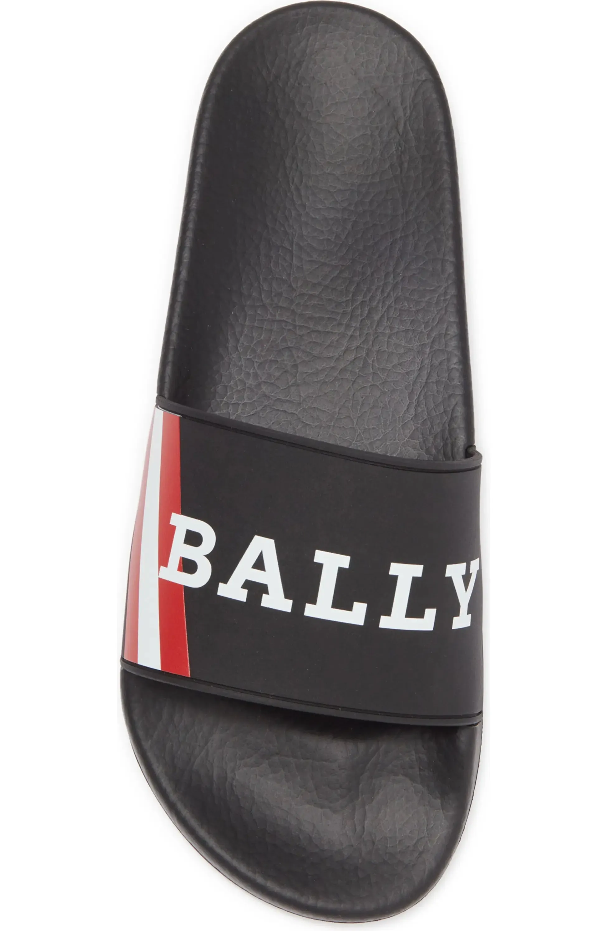 Bally Simon 6234034 Men's Black Logo Rubber Sandals