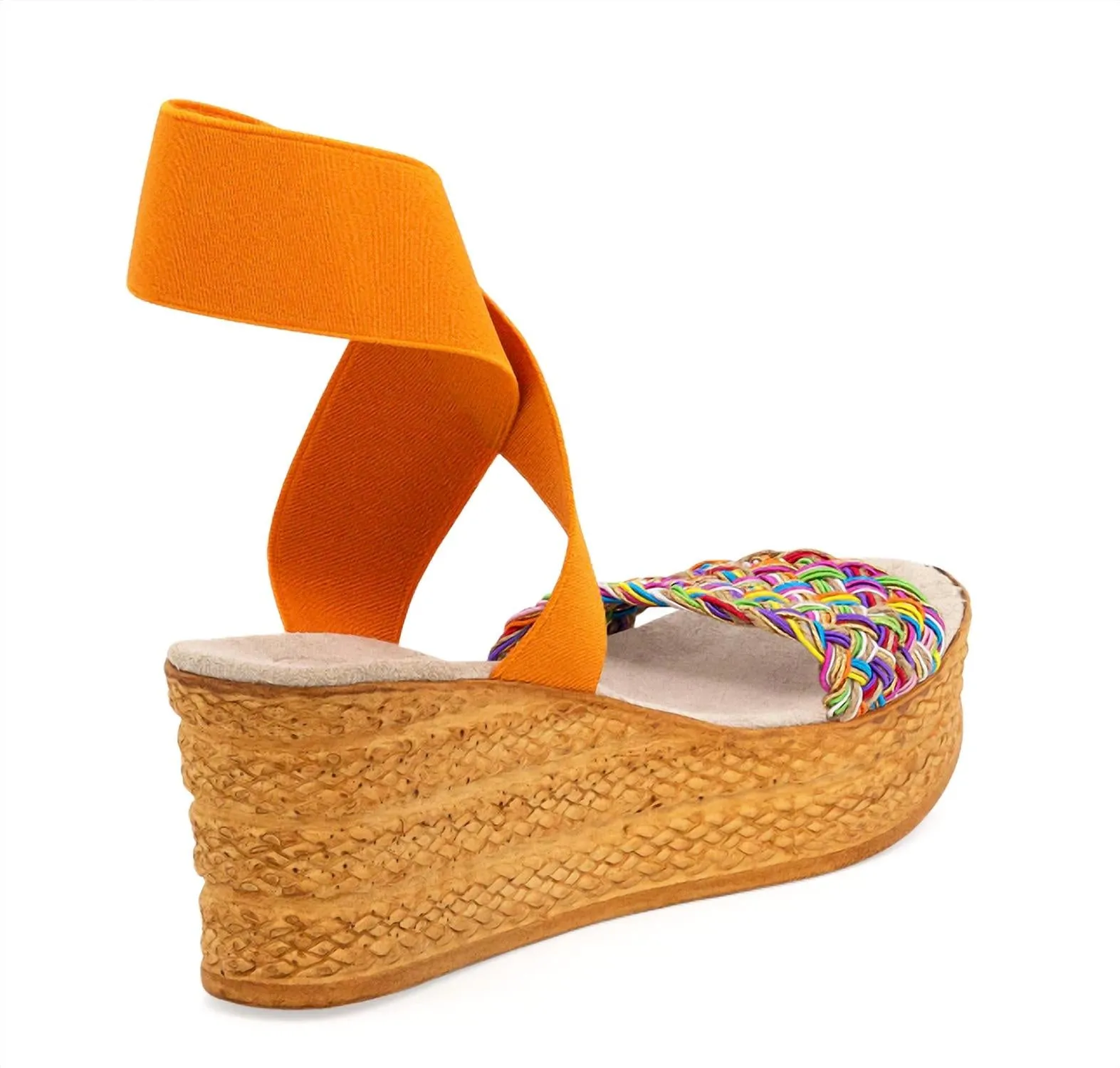 Bermuda Shoe In Orange/rainbow