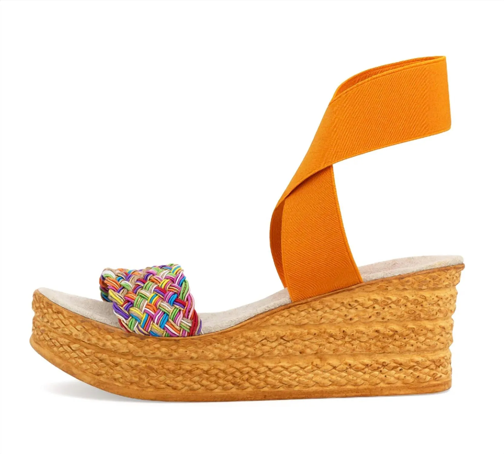 Bermuda Shoe In Orange/rainbow