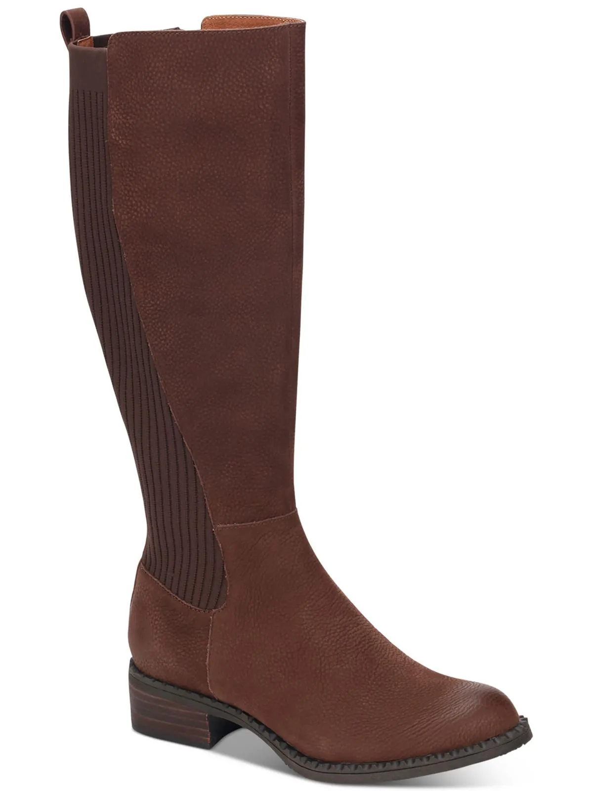 Best Chelsea Moto Womens Leather Tall Knee-High Boots