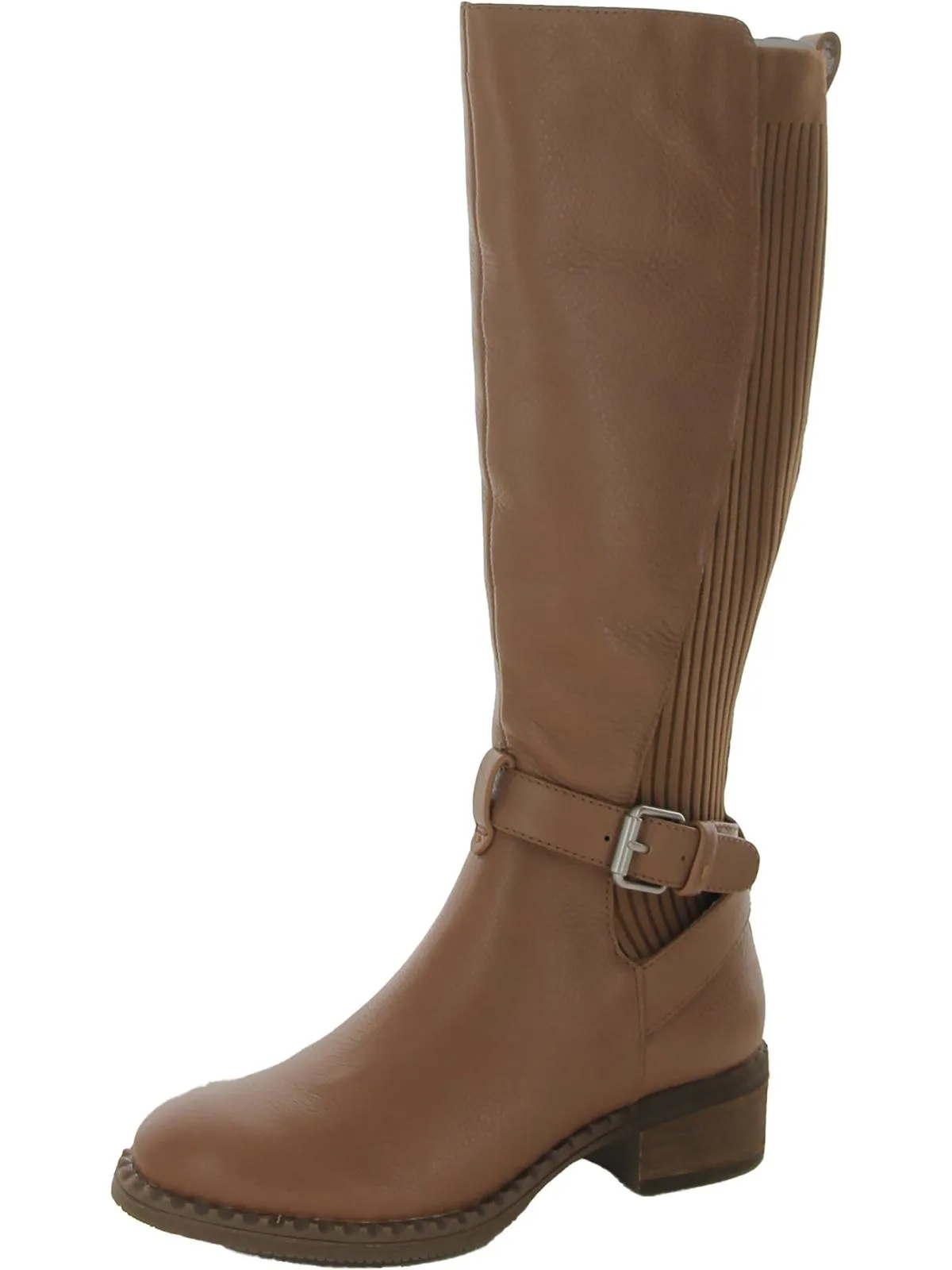 Best Chelsea Moto Womens Leather Tall Knee-High Boots