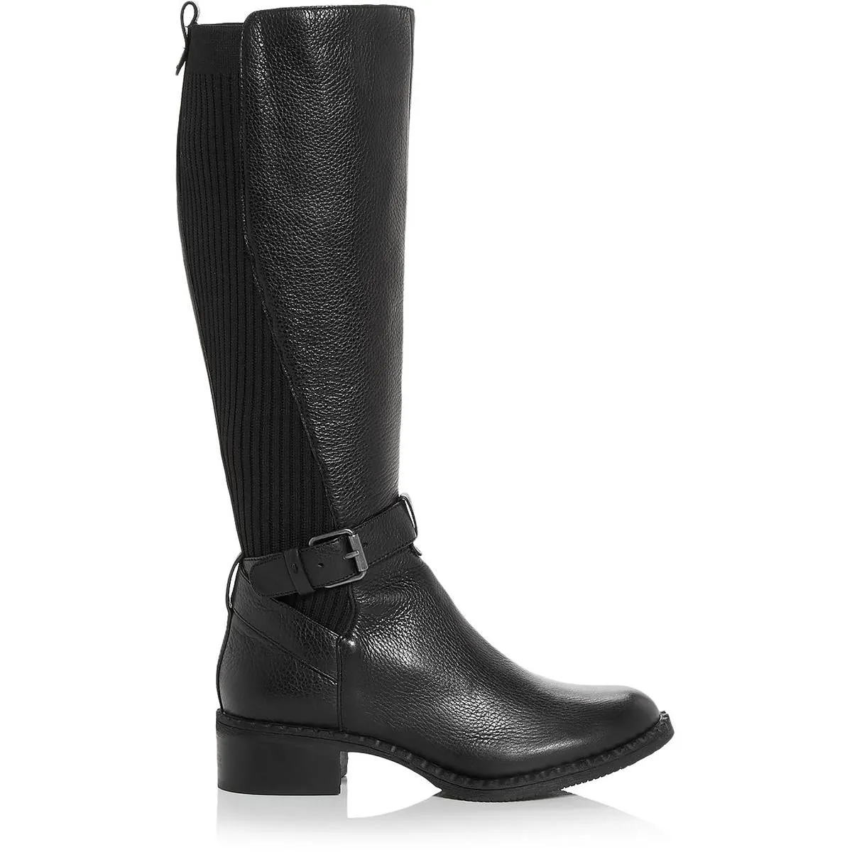 Best Chelsea Moto Womens Leather Tall Knee-High Boots