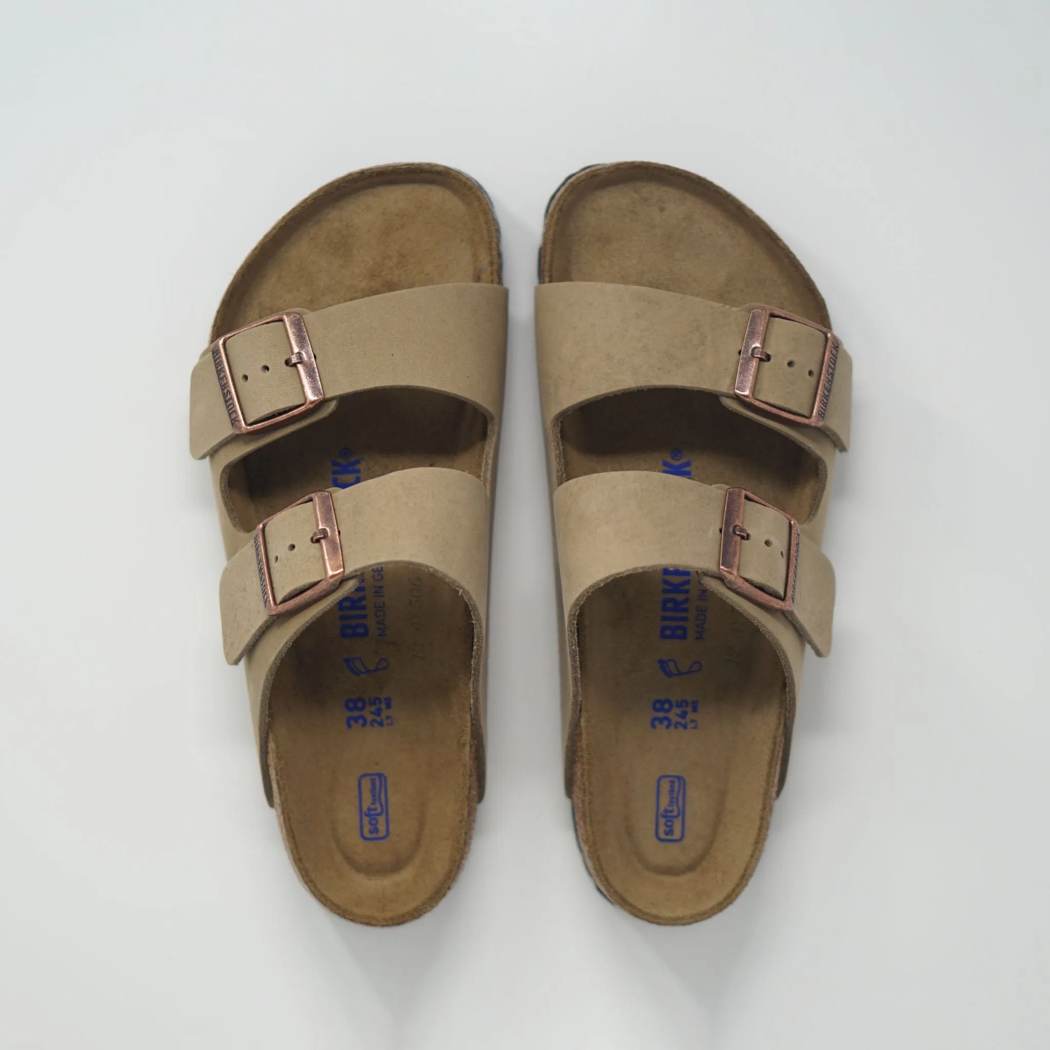 Birkenstock Arizona Regular Soft Footbed Oiled Leather - Tobacco Brown