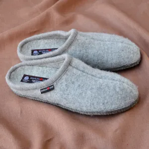 Boiled Wool Slippers - Alaska - Light Grey AW23 (Adults 45-48)