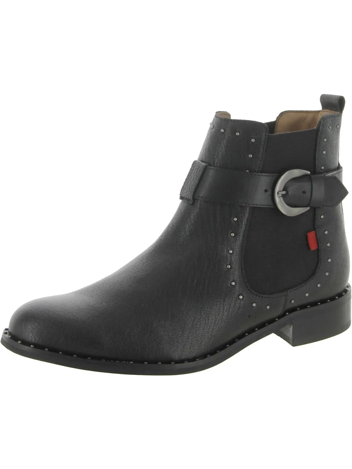 Bridge St Womens Leather Studded Chelsea Boots