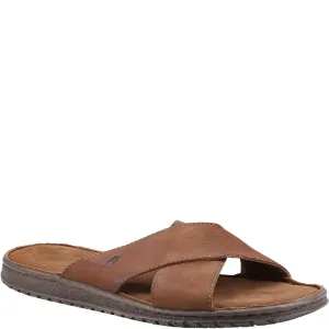 Brown Nile Crossover Sandals