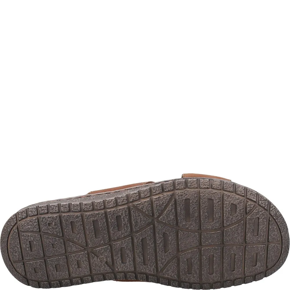 Brown Nile Crossover Sandals