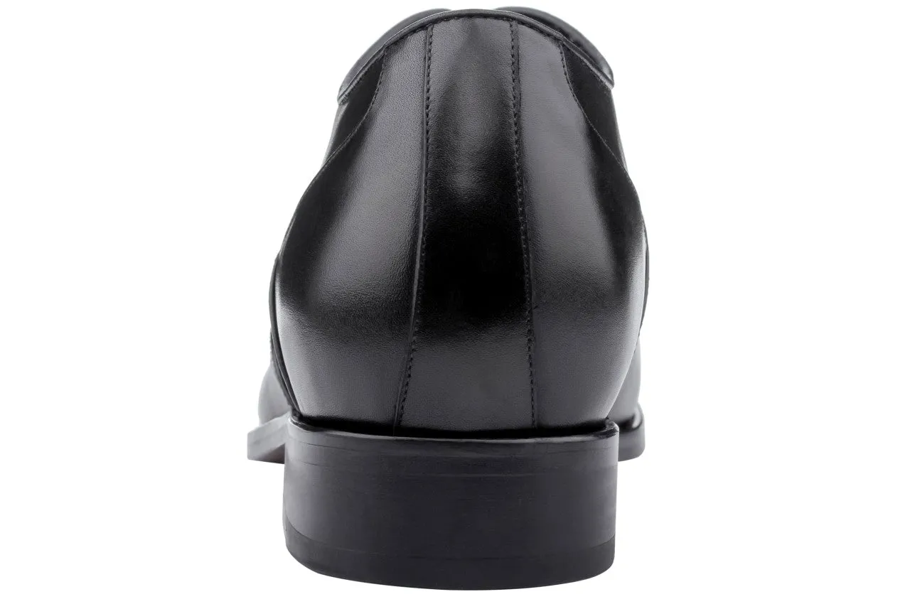 CALDEN - K9G018 - 3 Inches Taller (Black) - Leather Bottom