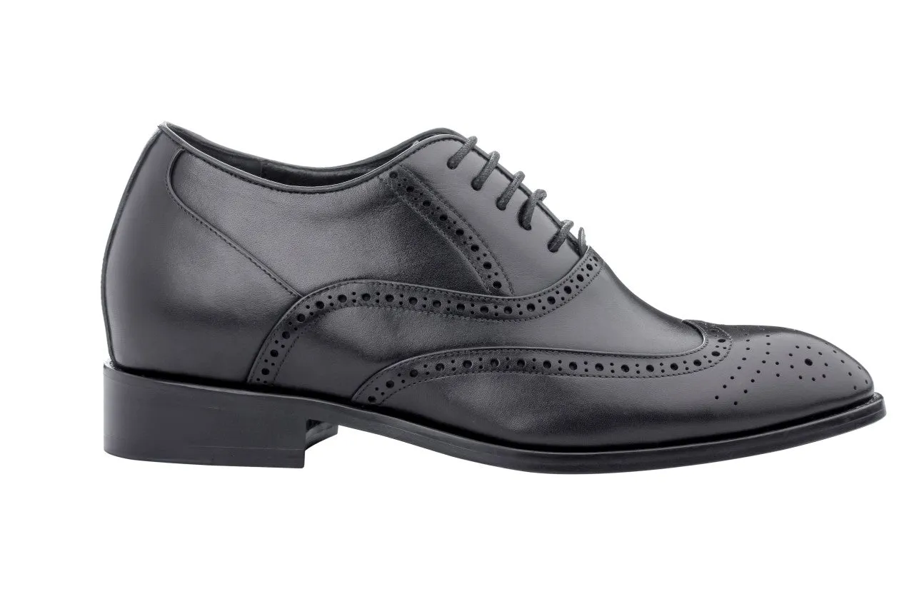 CALDEN - K9G018 - 3 Inches Taller (Black) - Leather Bottom