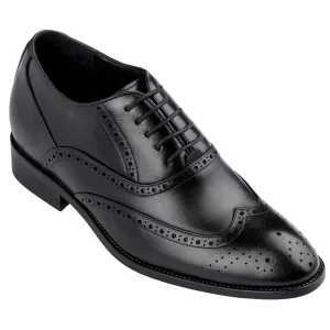 CALDEN - K9G018 - 3 Inches Taller (Black) - Leather Bottom