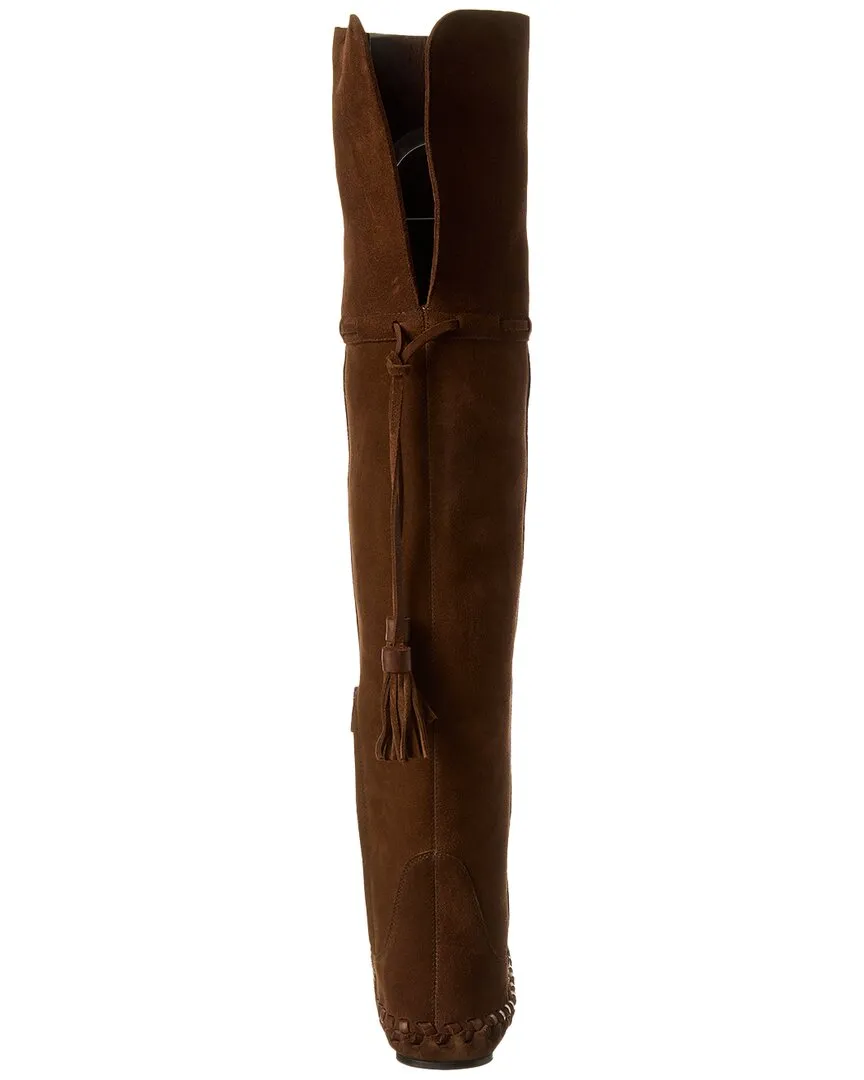 CELINE Marlou Suede Over-The-Knee Boot