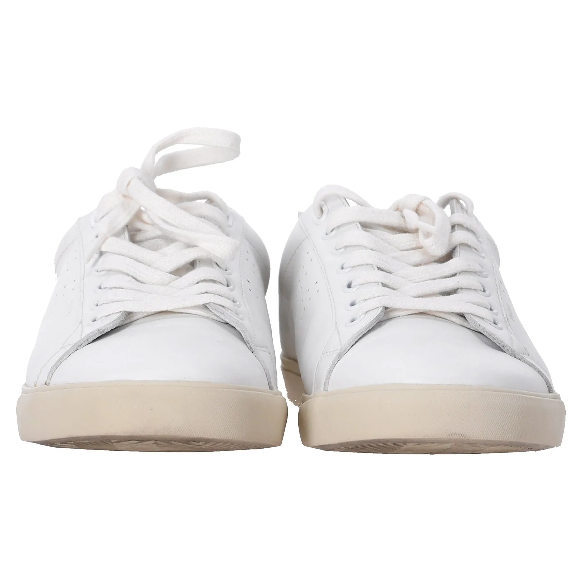 Celine Triomphe Low-Top Sneakers in White Leather